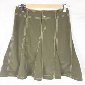 Athleta whatever skirt skort 2 olive green